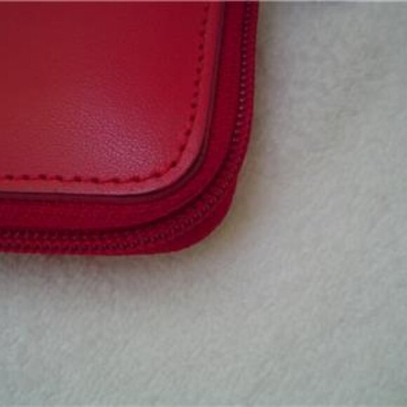 AUTHENTIC FURLA RED LEATHER MEDIUM WALLET EUC - Picture 10 of 14